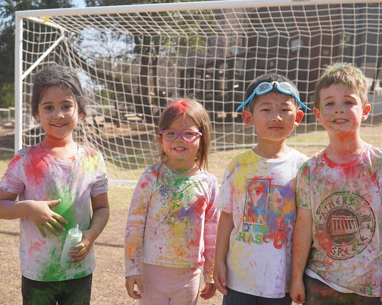 International School of Texas, early adult, early childhood paint run.